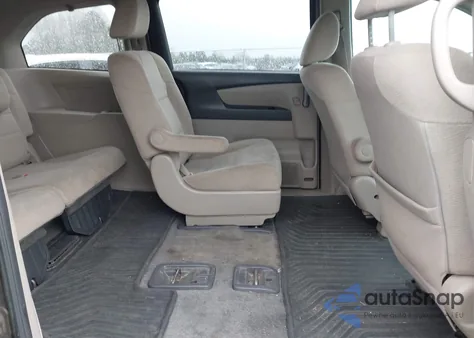 2012 Honda Odyssey Lx из США, поврежденный, VIN 5FNRL5H22CB091859